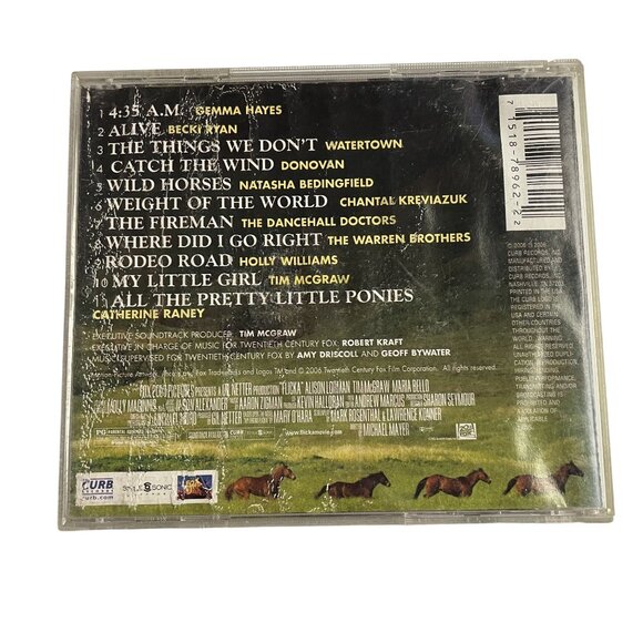 Flicka Motion Picture Soundtrack Audio Music CD 2006  u 11 Tracks Alison Lohman - Picture 2 of 3